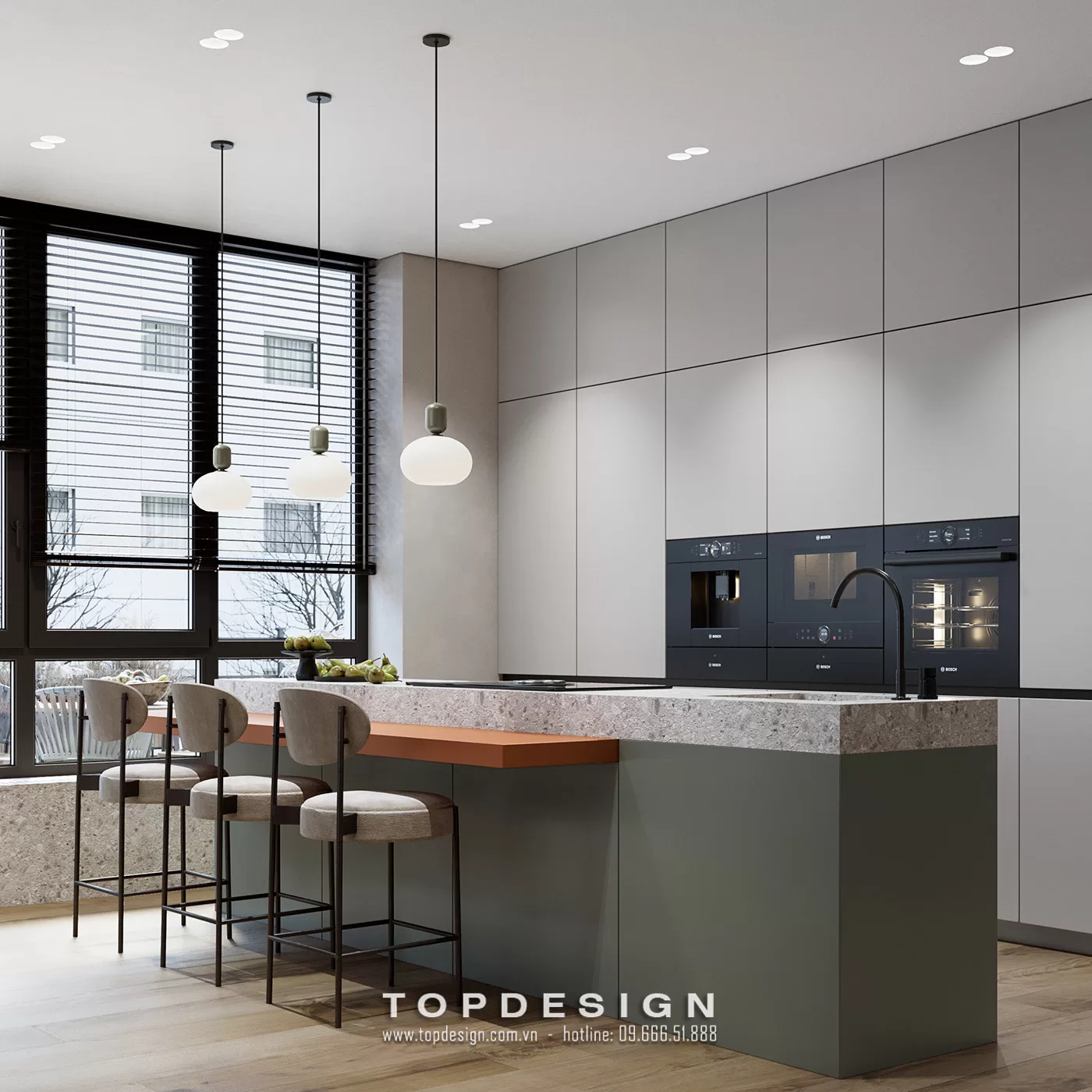 Mẫu phòng bếp hiện đại - TOPDESIGN - 13