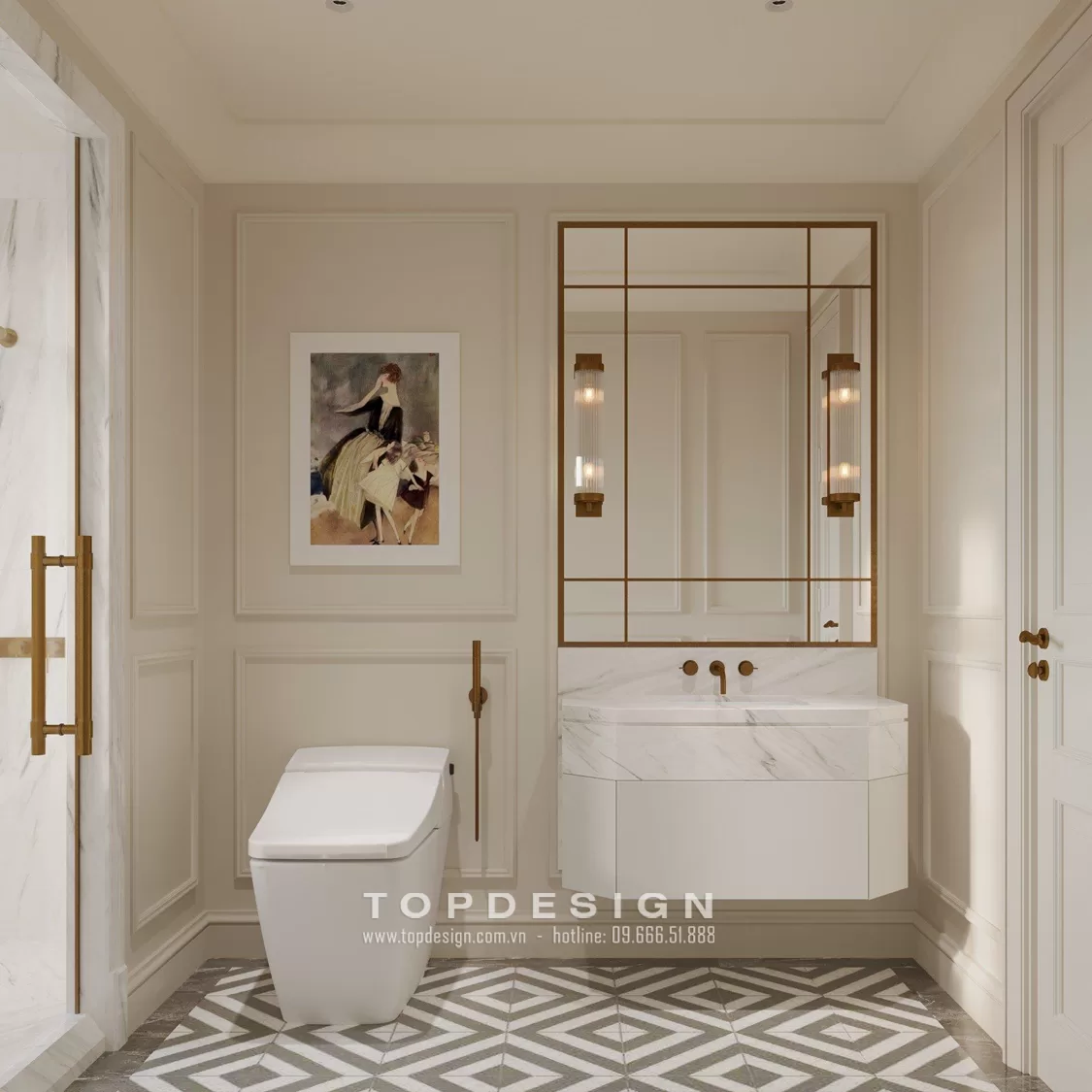 Mẫu thiết kế nội thất phòng tắm - TOPDESIGN - 26
