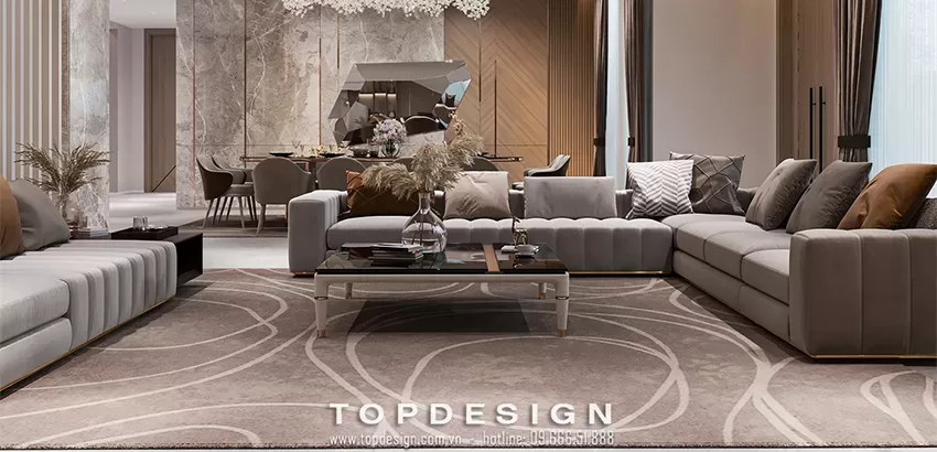 Thiết kế thi công nội thất biệt thự song lập - TOPDESIGN - 10