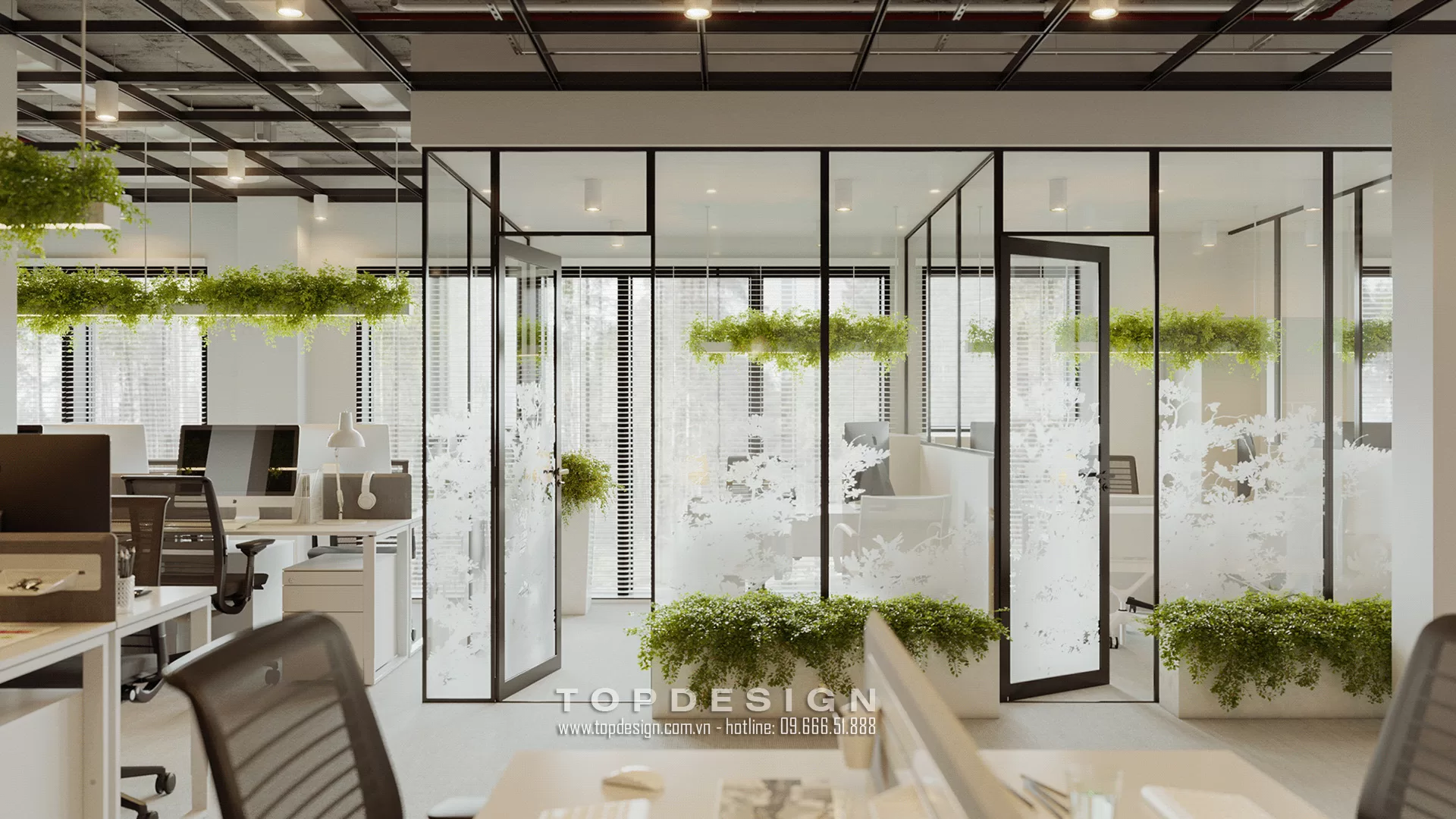 Mẫu văn phòng phong cách Eco - TOPDESIGN 4
