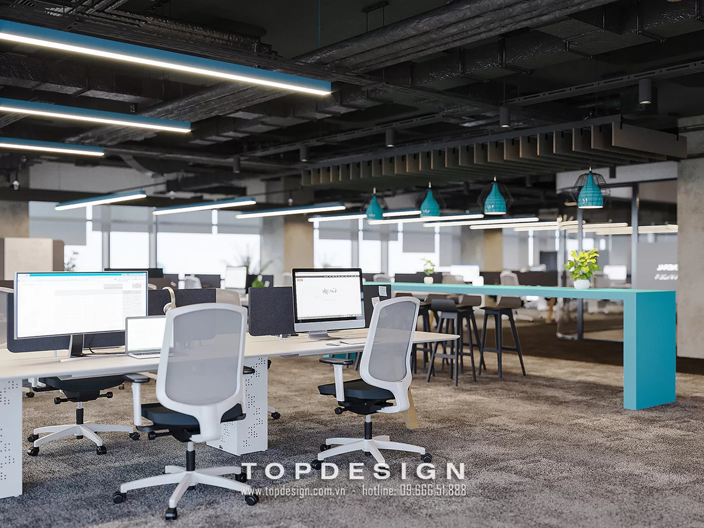 Thiết kế văn phòng công ty Logistic - TOPDESIGN 4