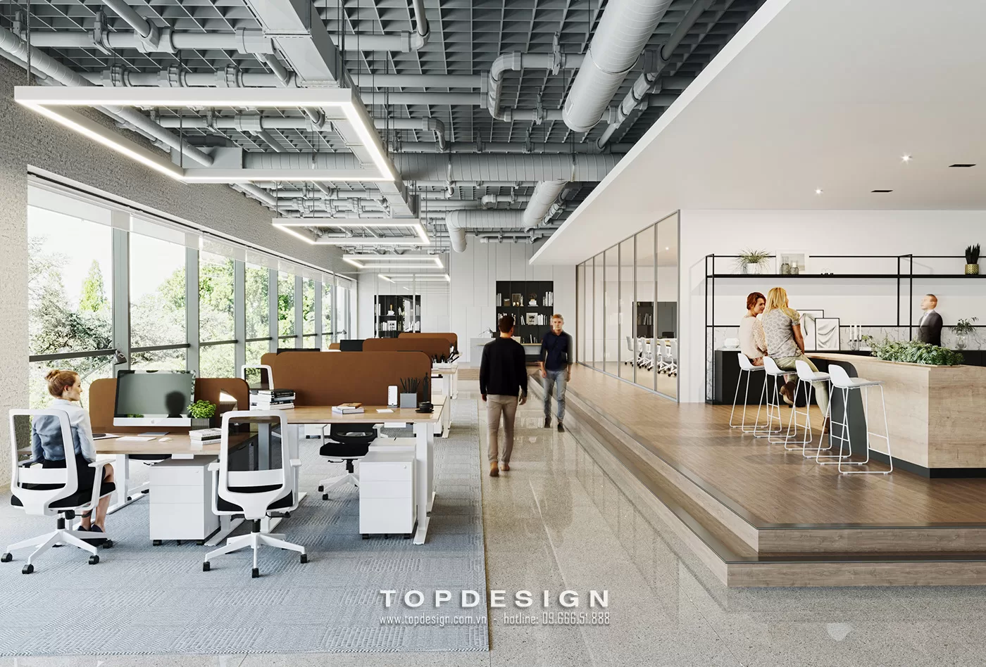 Thiết kế văn phòng công ty Logistic - TOPDESIGN 6