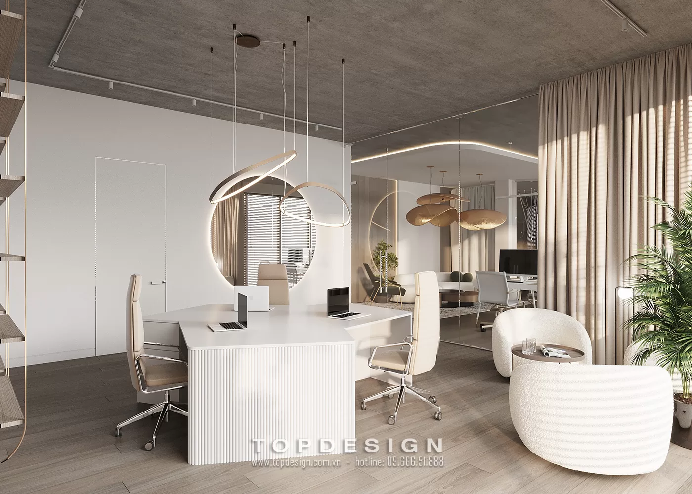 Thiết kế Studio văn phòng - TOPDESIGN 7