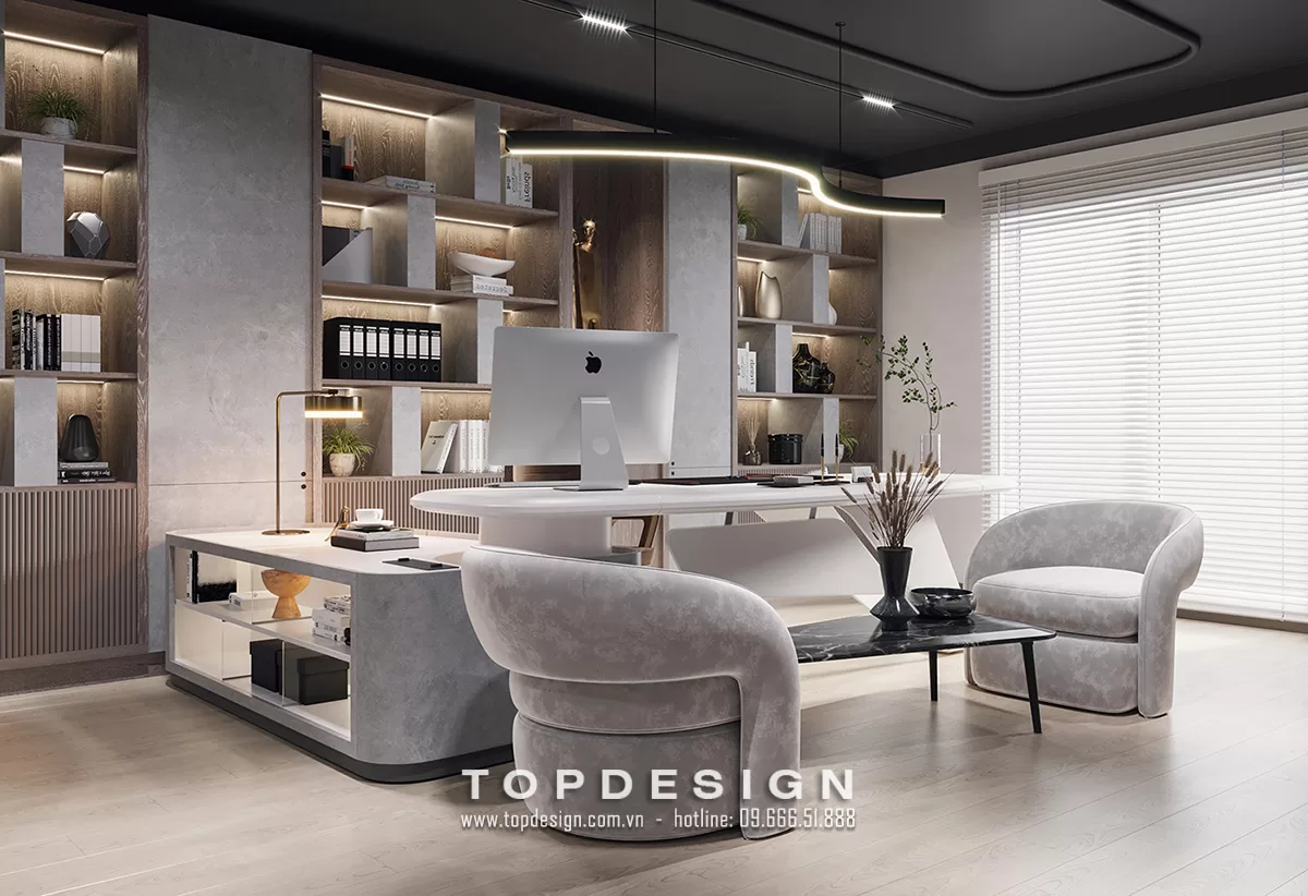 Thiết kế văn phòng đẹp - TOPDESIGN 18