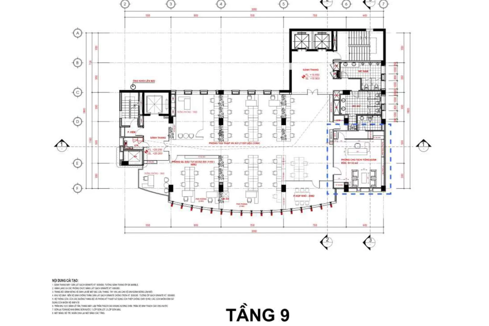 Bản vẽ nội thất văn phòng - TOPDESIGN 7