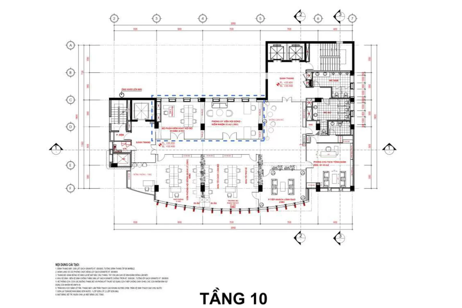 Bản vẽ nội thất văn phòng - TOPDESIGN 1