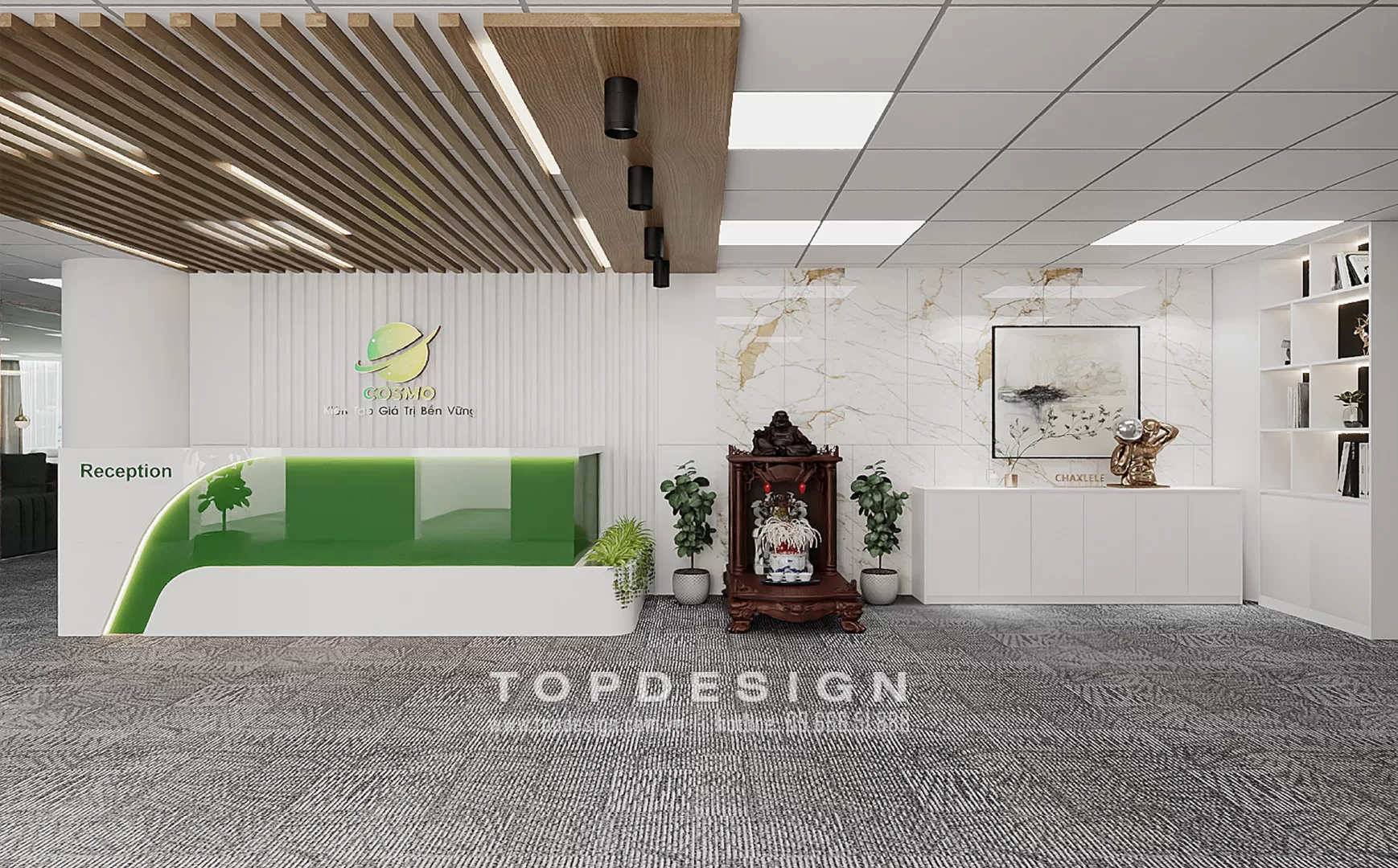 Phong thủy văn phòng - TOPDESIGN 8