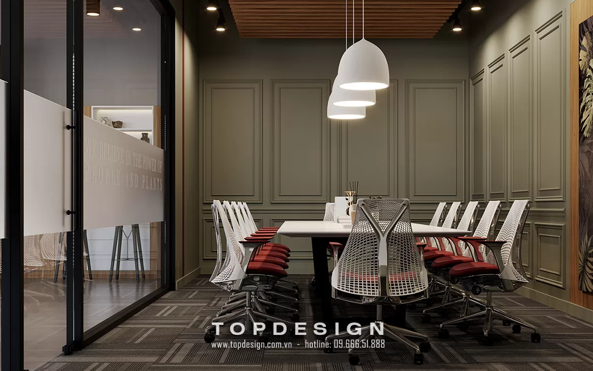 Thiết kế văn phòng tân cổ điển - TOPDESIGN 2