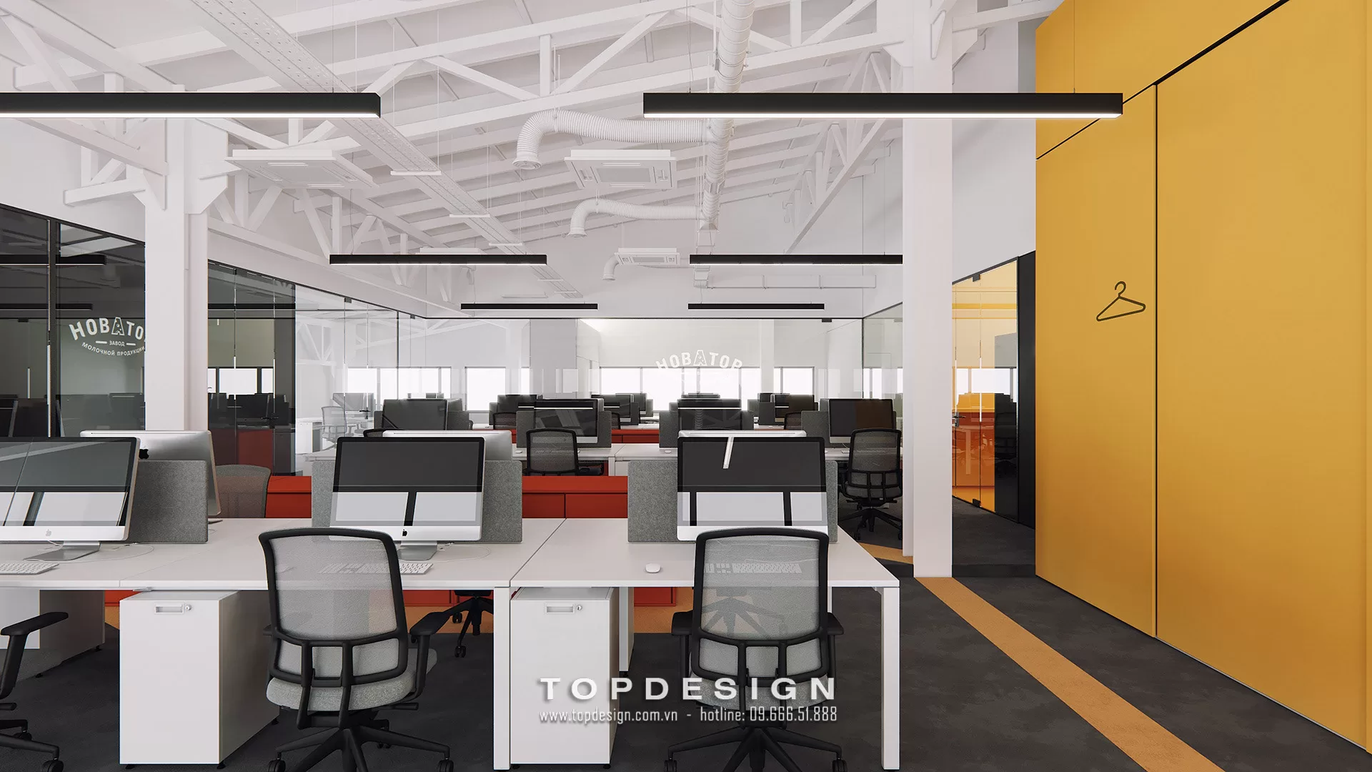 Thiết kế văn phòng công ty Logistic - TOPDESIGN 8