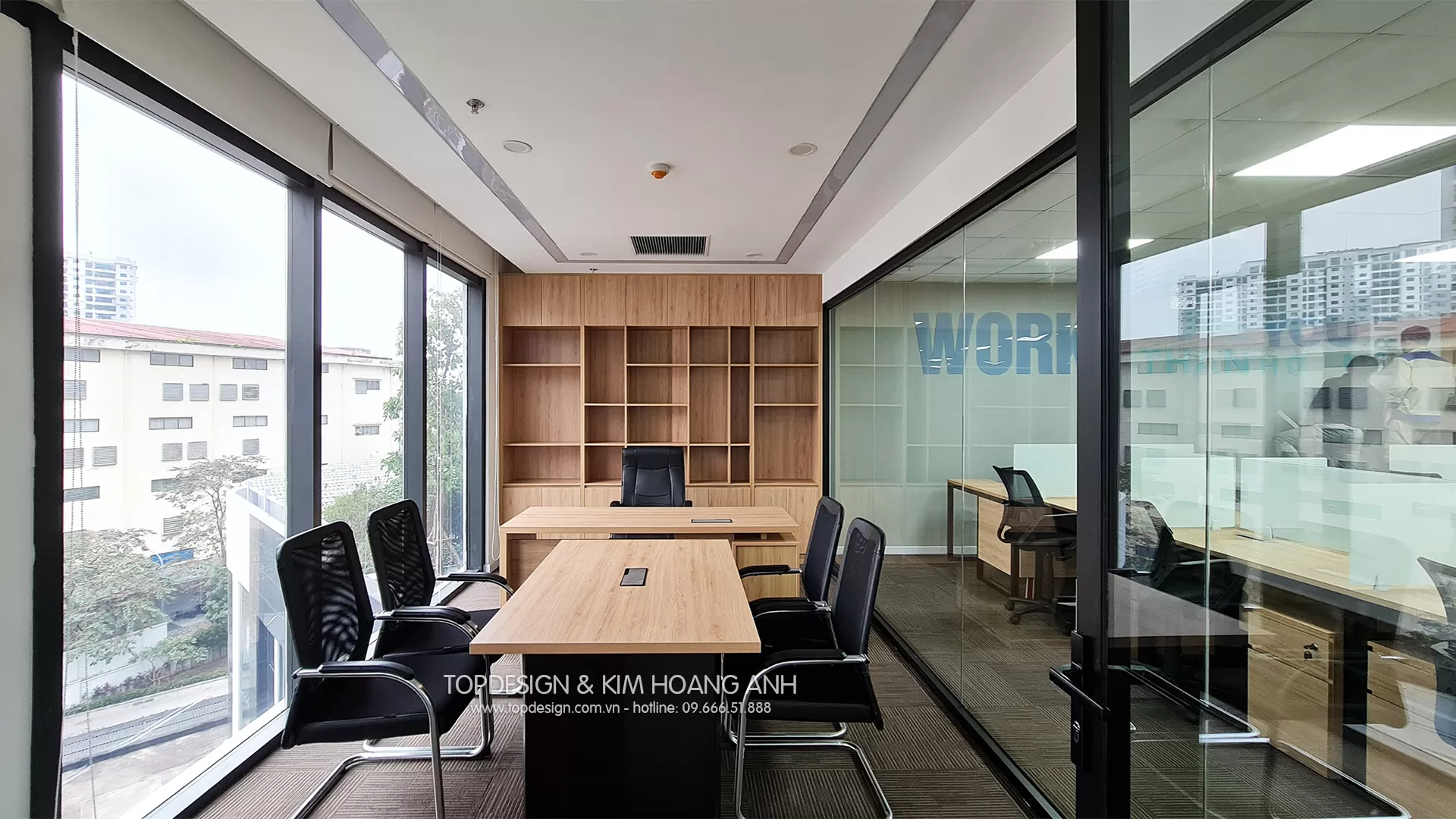 6. Mẫu văn phòng làm việc chung Coworking Space