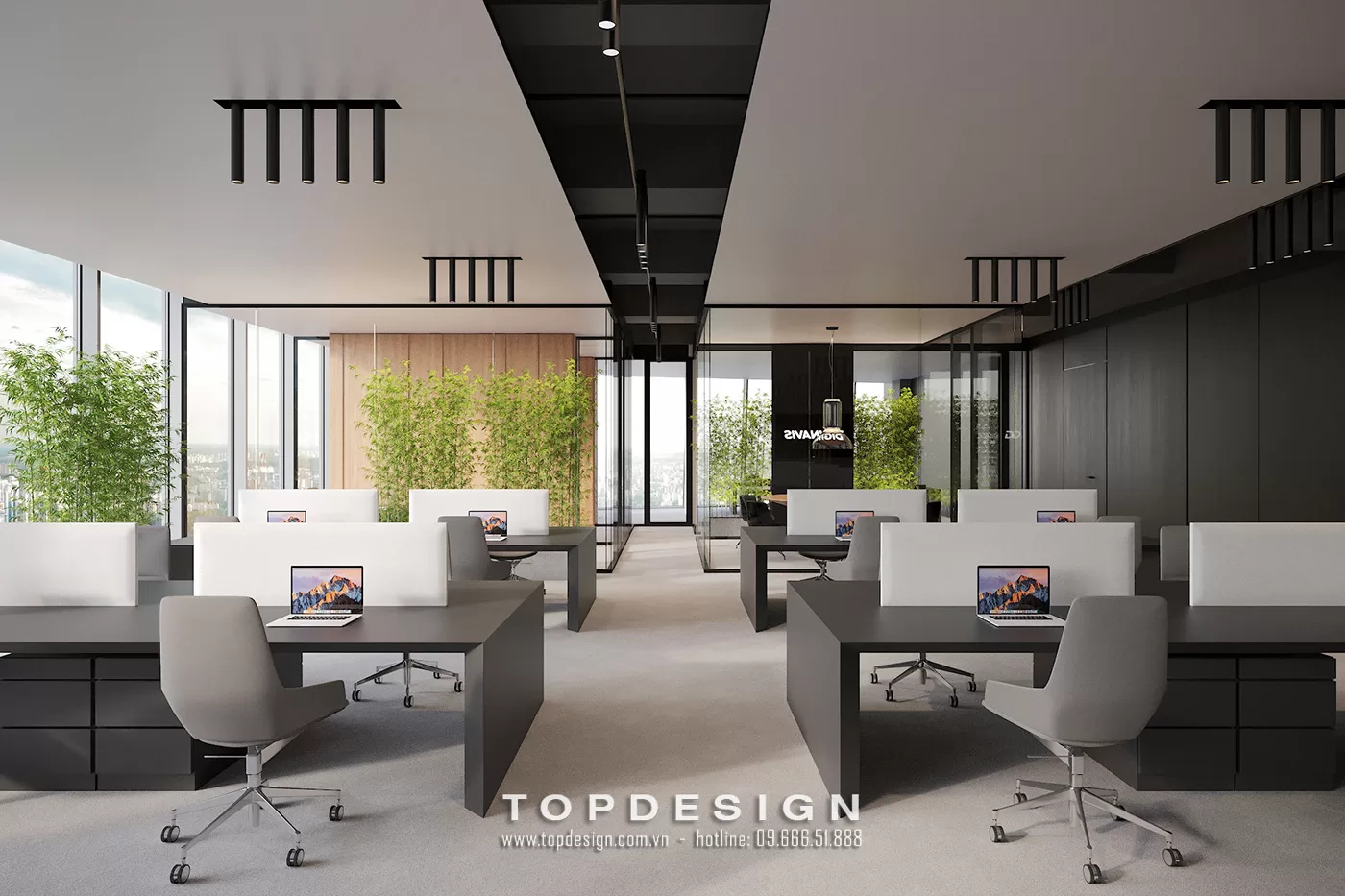 Thiết kế văn phòng 500m2 - TOPDESIGN 2