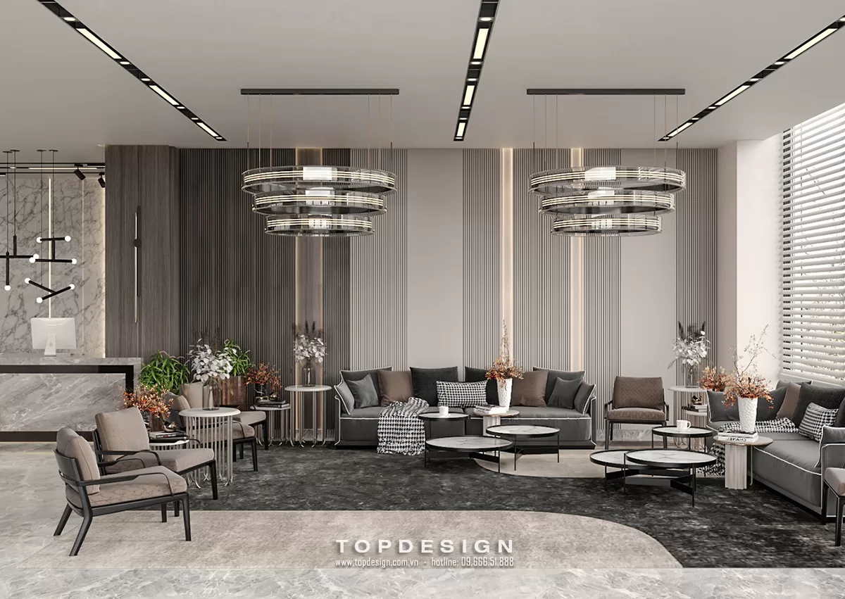 Mẫu văn phòng phong cách Luxury - TOPDESIGN 14