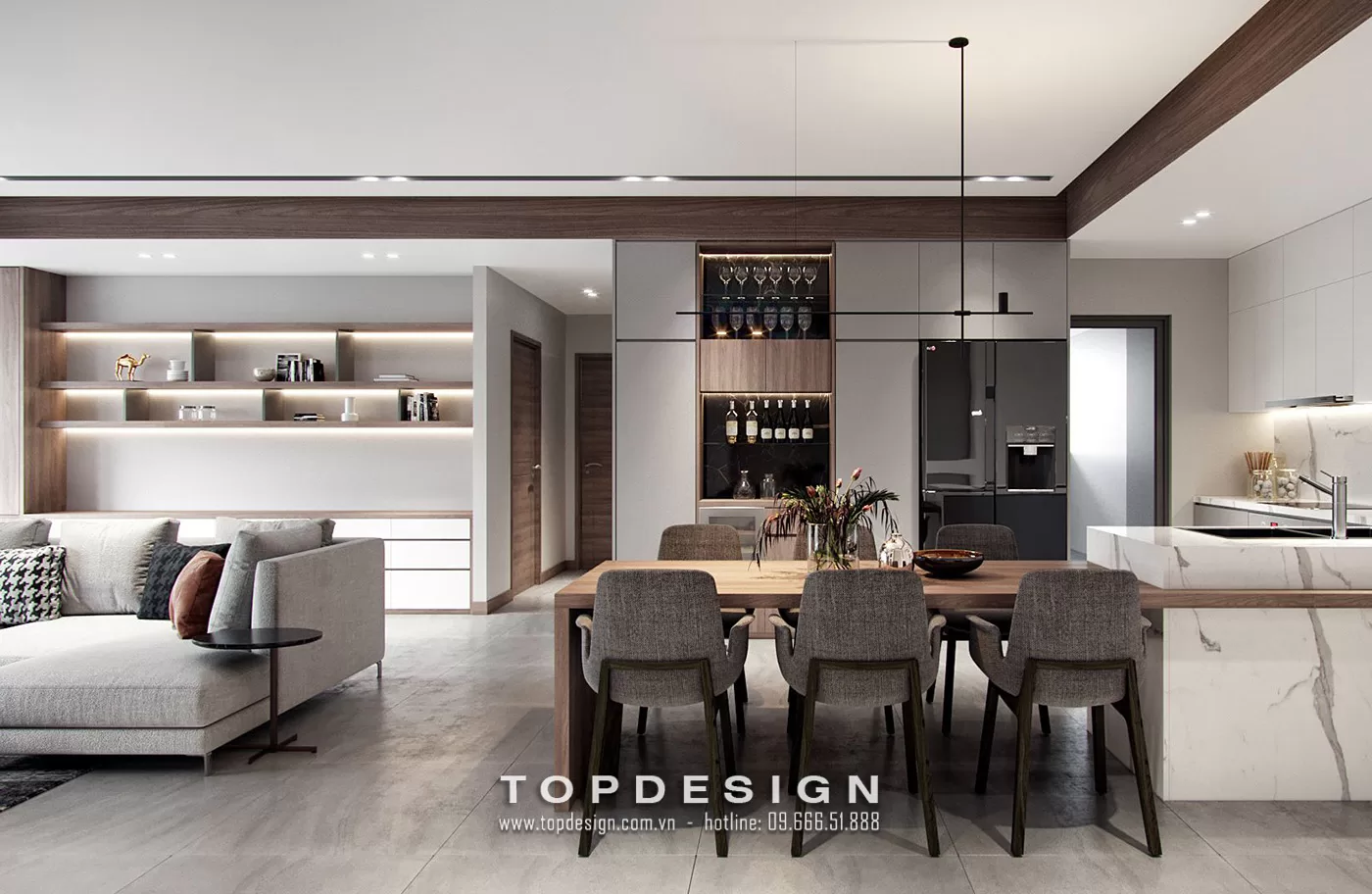 Thiết kế nội thất phòng bếp - TOPDESIGN 5