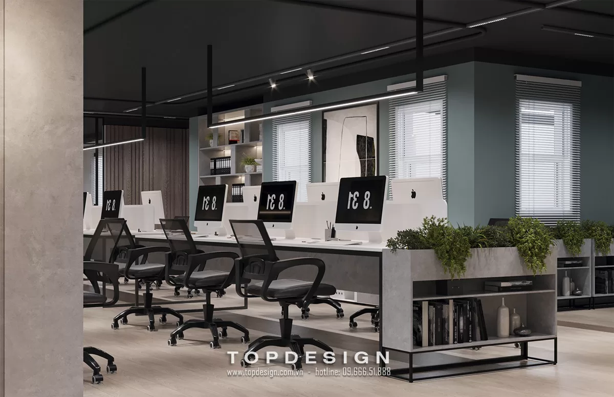 Thiết kế văn phòng 100 m2 - TOPDESIGN - 10