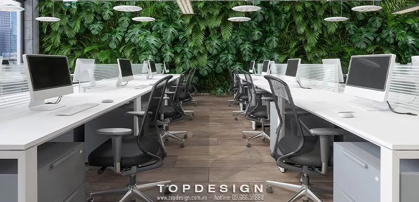 Mẫu văn phòng phong cách Eco - TOPDESIGN