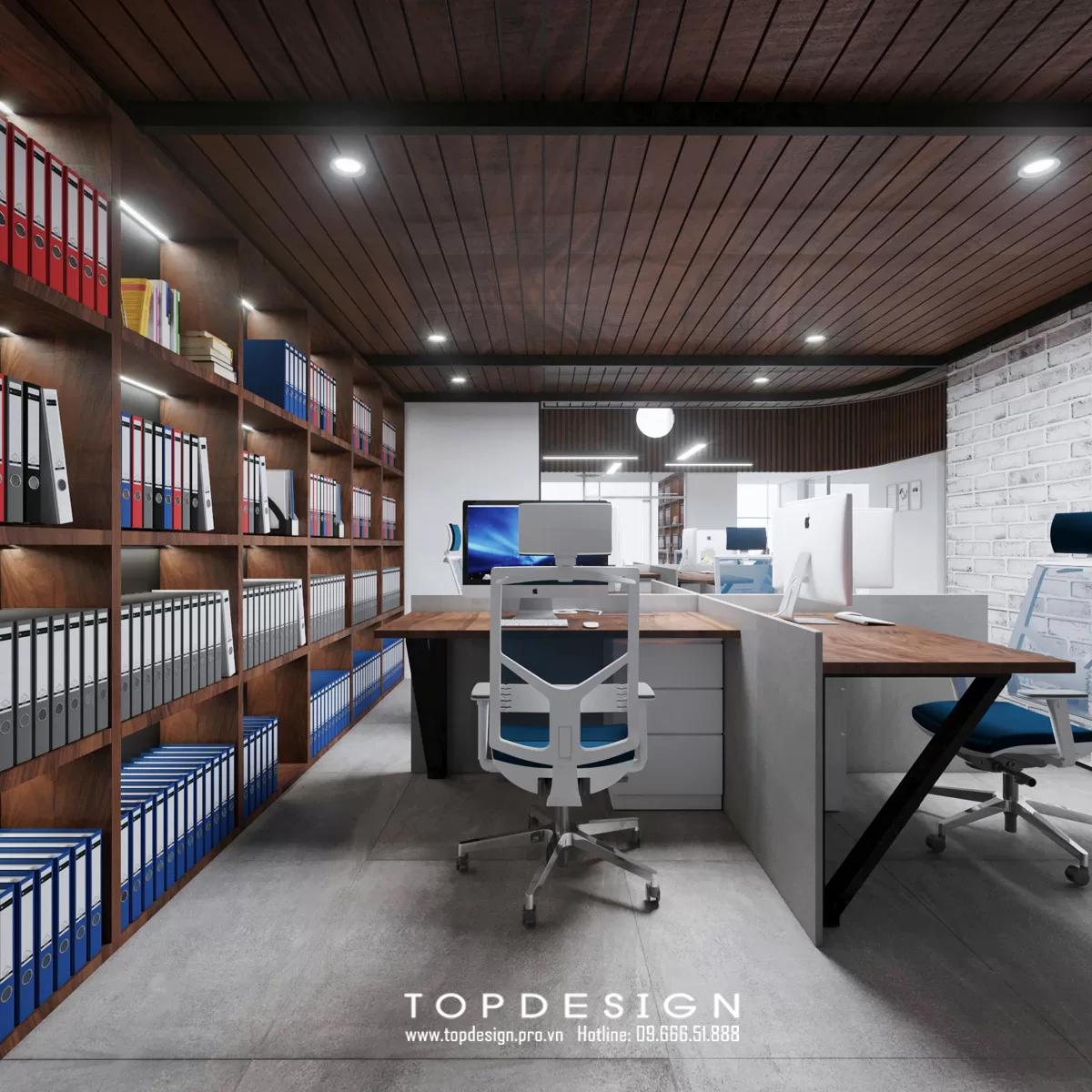 Thiết kế văn phòng đẹp - TOPDESIGN 6