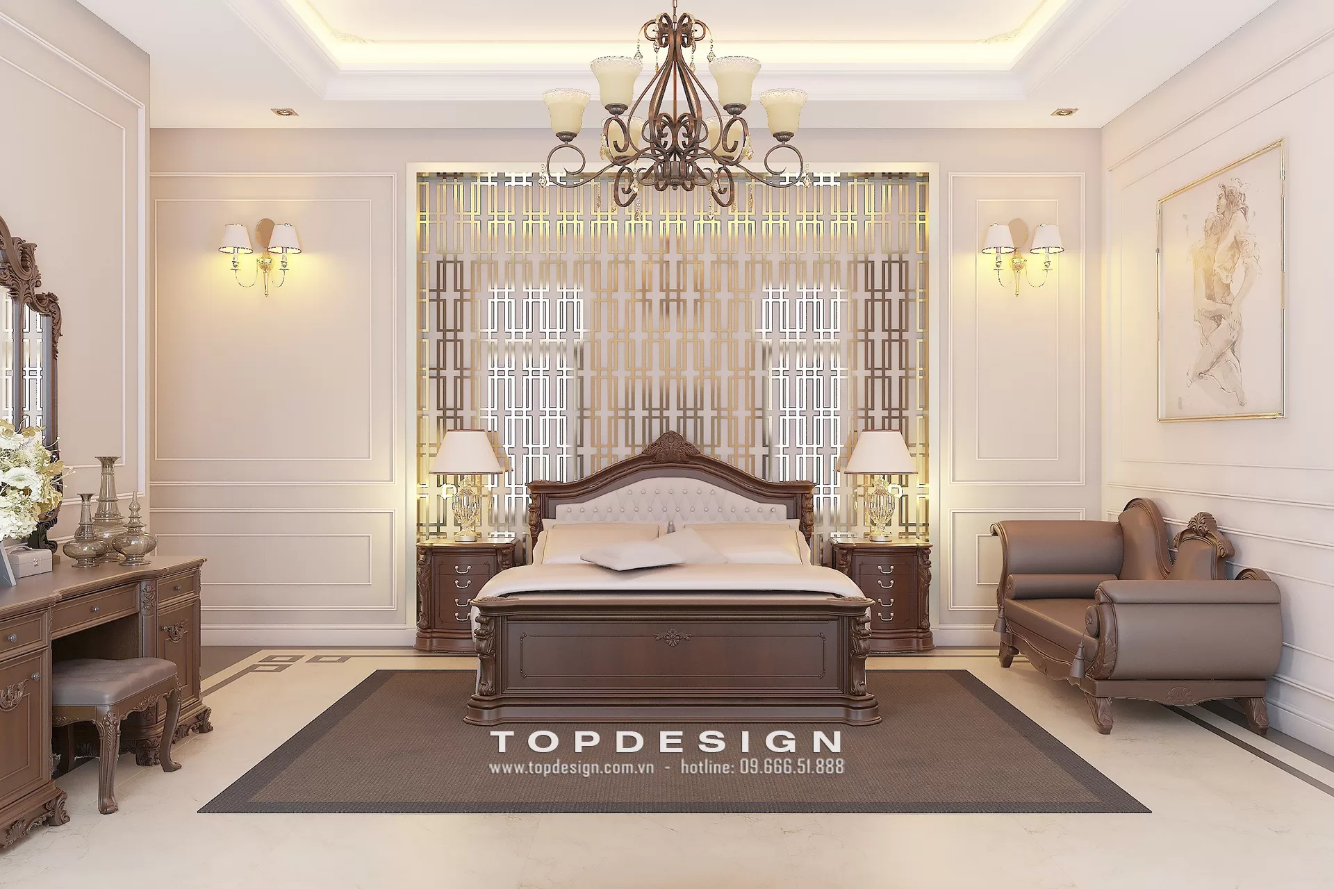 Mẫu thiết kế nội thất phòng ngủ đẹp - TOPDESIGN 5