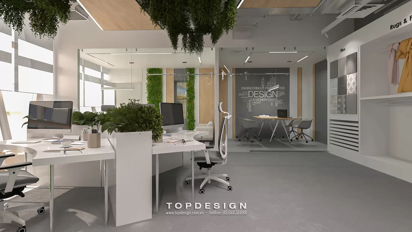 Bố trí thiết kế văn phòng - TOPDESIGN 7