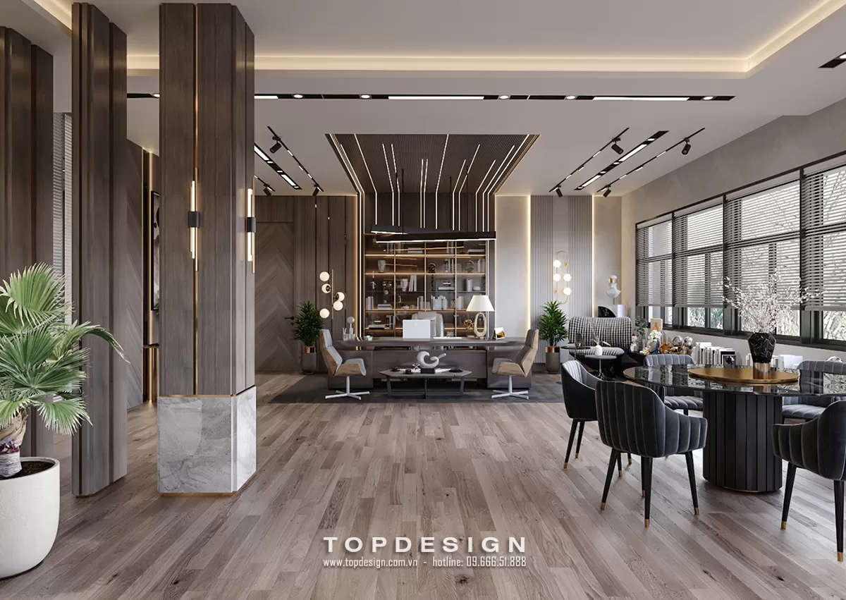 Thiết kế văn phòng giám đốc - TOPDESIGN 10