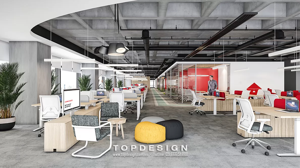 Nội thất văn phòng hiện đại - TOPDESIGN 5