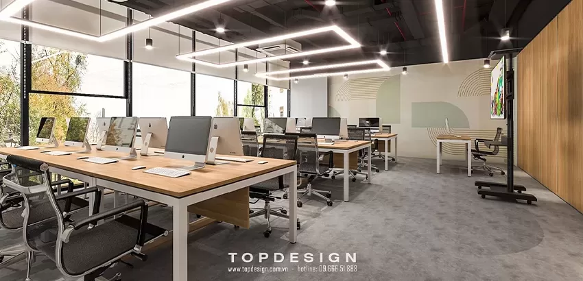 Thiết kế văn phòng hàng không - TOPDESIGN 7