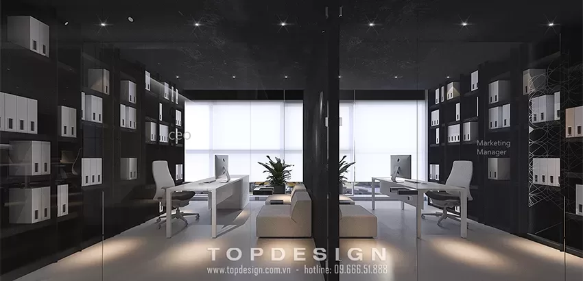 Thiết kế văn phòng đơn giản - TOPDESIGN 13