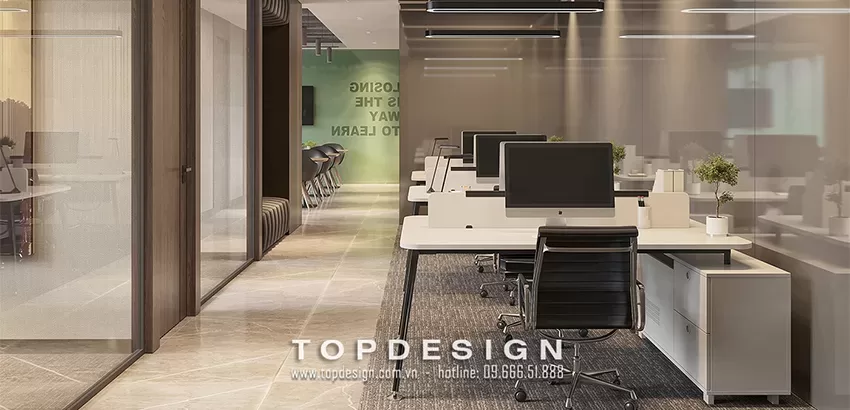 Dự toán thiết kế thi công văn phòng - TOPDESIGN