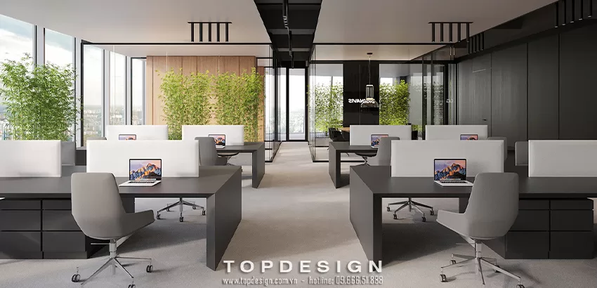 Không gian văn phòng hiện đại - TOPDESIGN 8