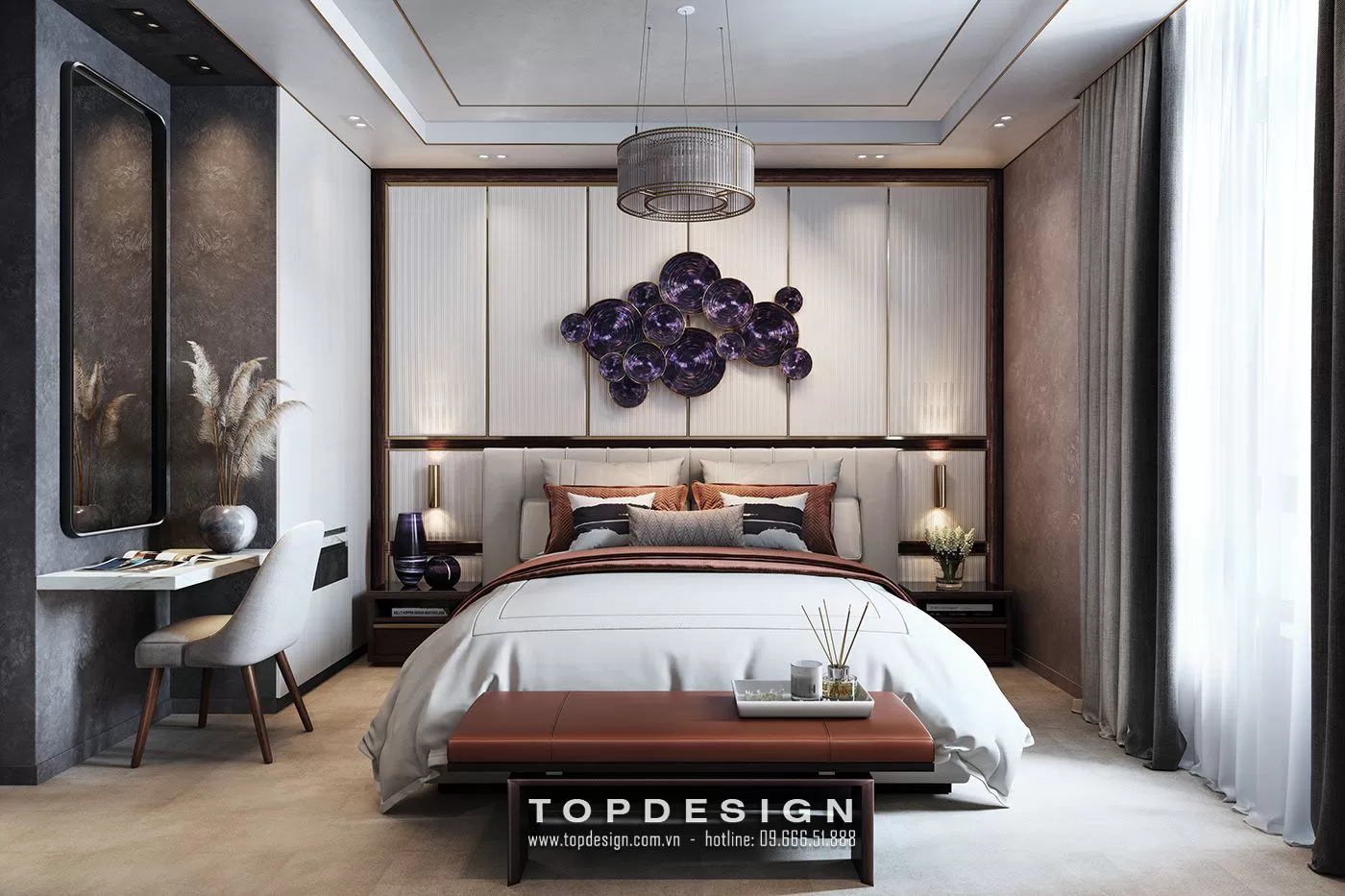 Thiết kế phòng ngủ biệt thự - TOPDESIGN 11