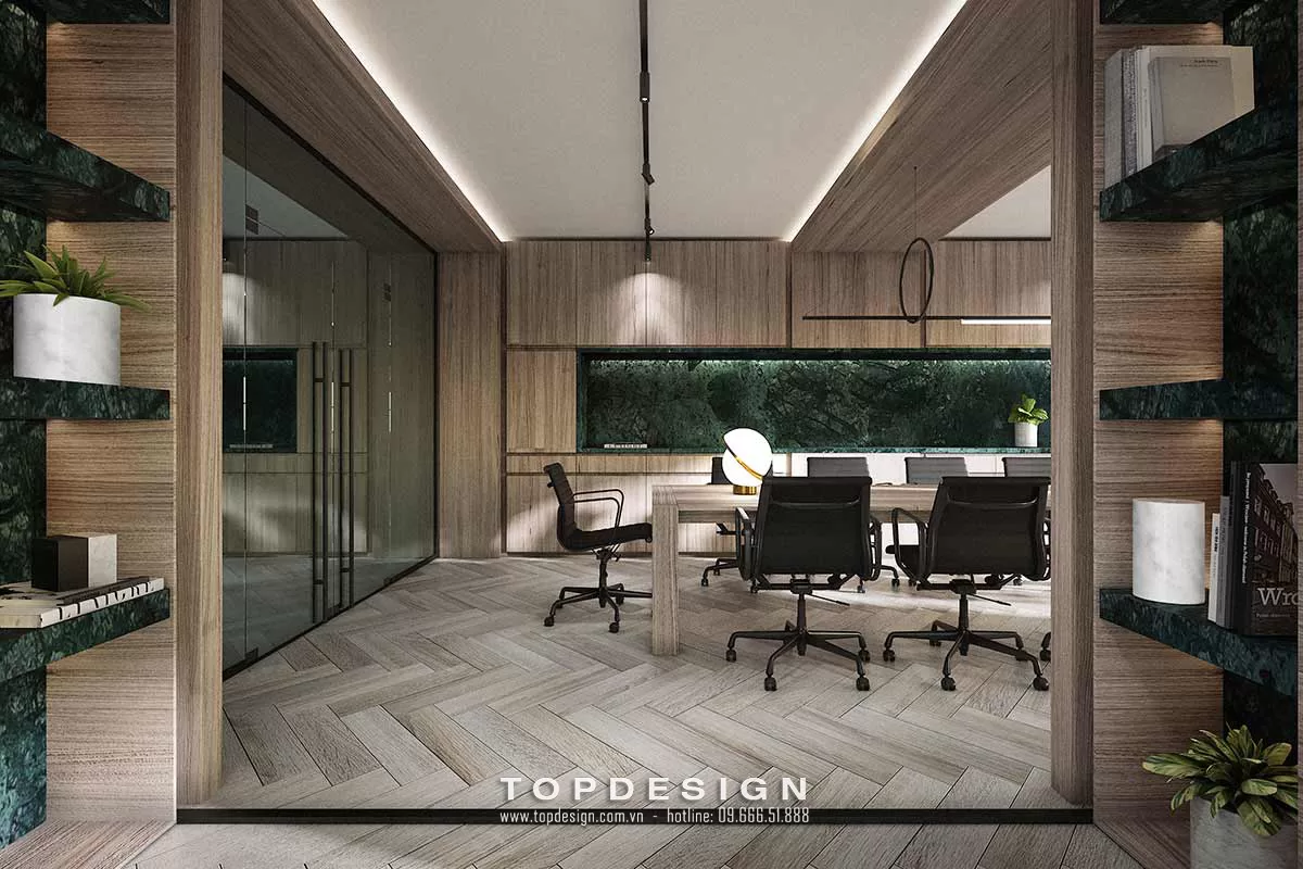 Mẫu văn phòng phong cách Luxury - TOPDESIGN 3