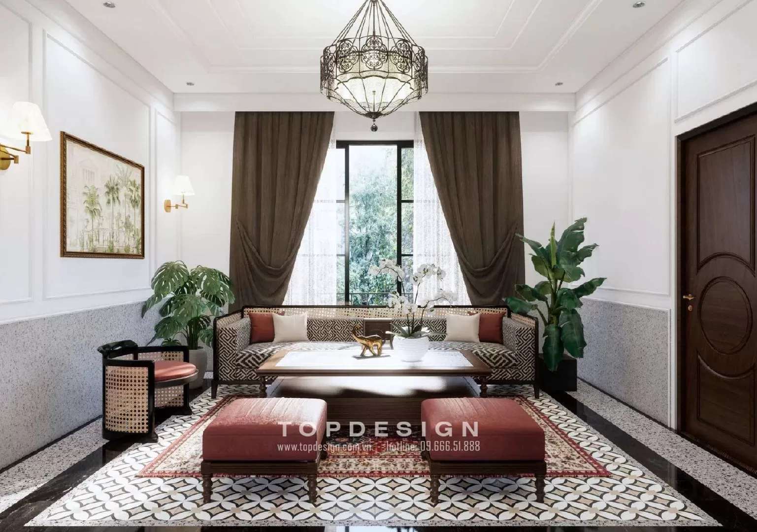 Biệt thự 2 tầng đẹp - TOPDESIGN 7