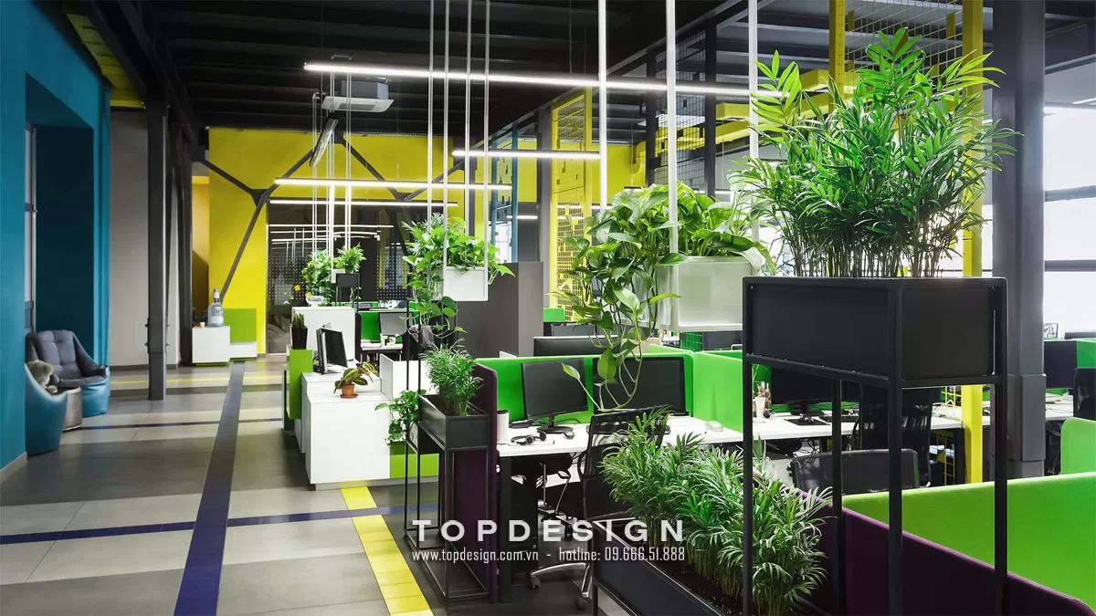 Màu sơn trong thiết kế văn phòng - TOPDESIGN 2