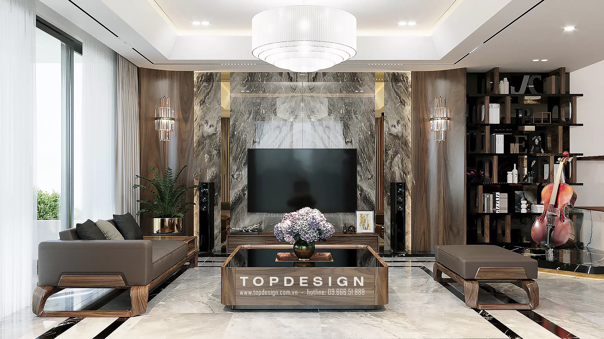 Biệt thự 3 tầng đẹp - TOPDESIGN 8