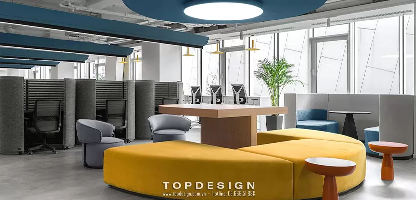 Màu sắc trong thiết kế nội thất văn phòng - TOPDESIGN