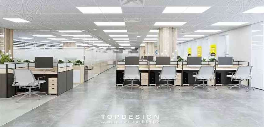 Thiết kế trần văn phòng - TOPDESIGN