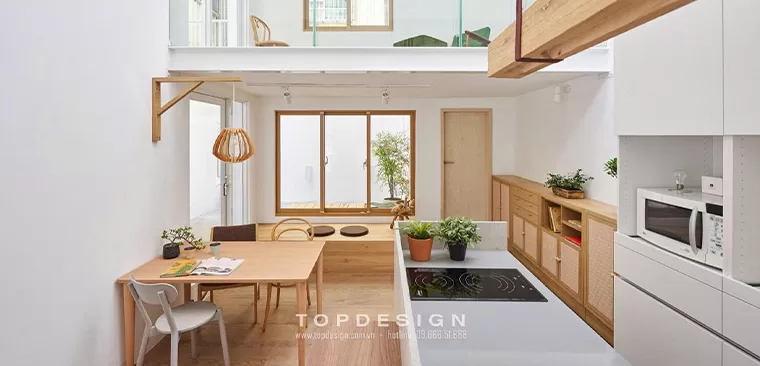 ảnh nhà phố tối giản